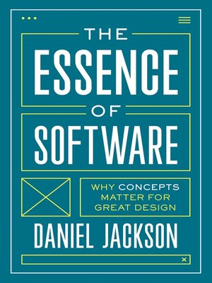 cover image of The Essence of Software